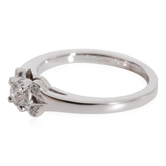 Cartier Ballerine Diamond Engagement Ring in Platinum F VS2 0.22 CTW - Picture 2 of 5